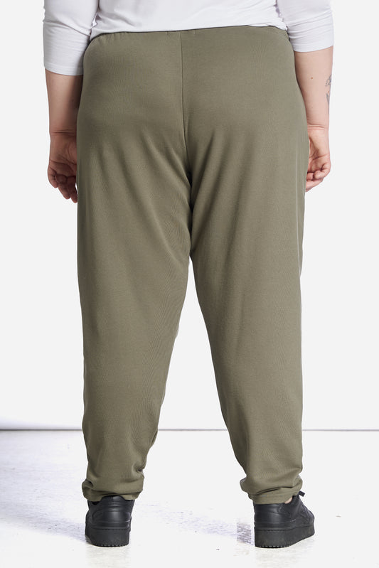Plus size sweatpants dame – Str. 42-60 Army