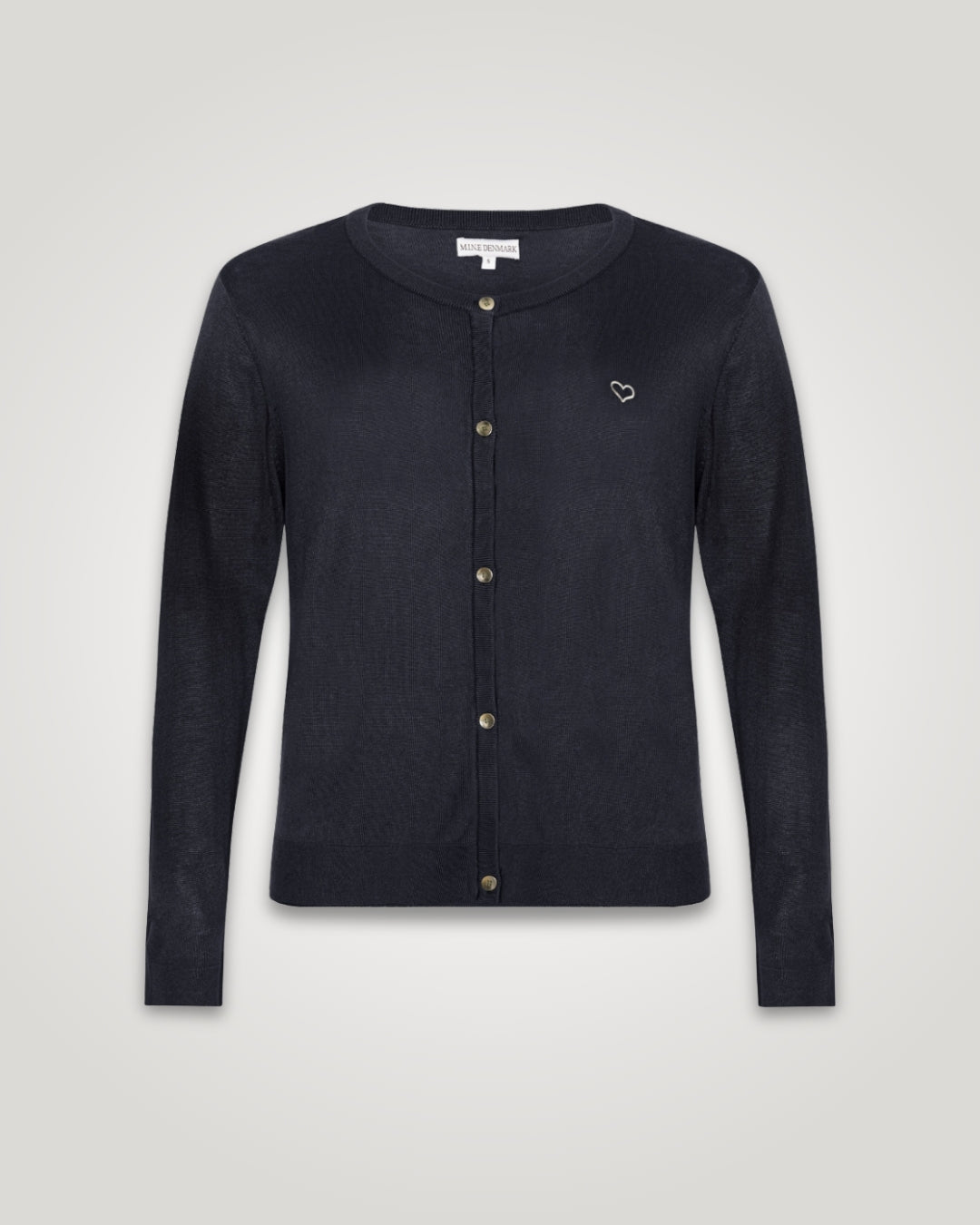 Plus size cardigan – Kort, navy