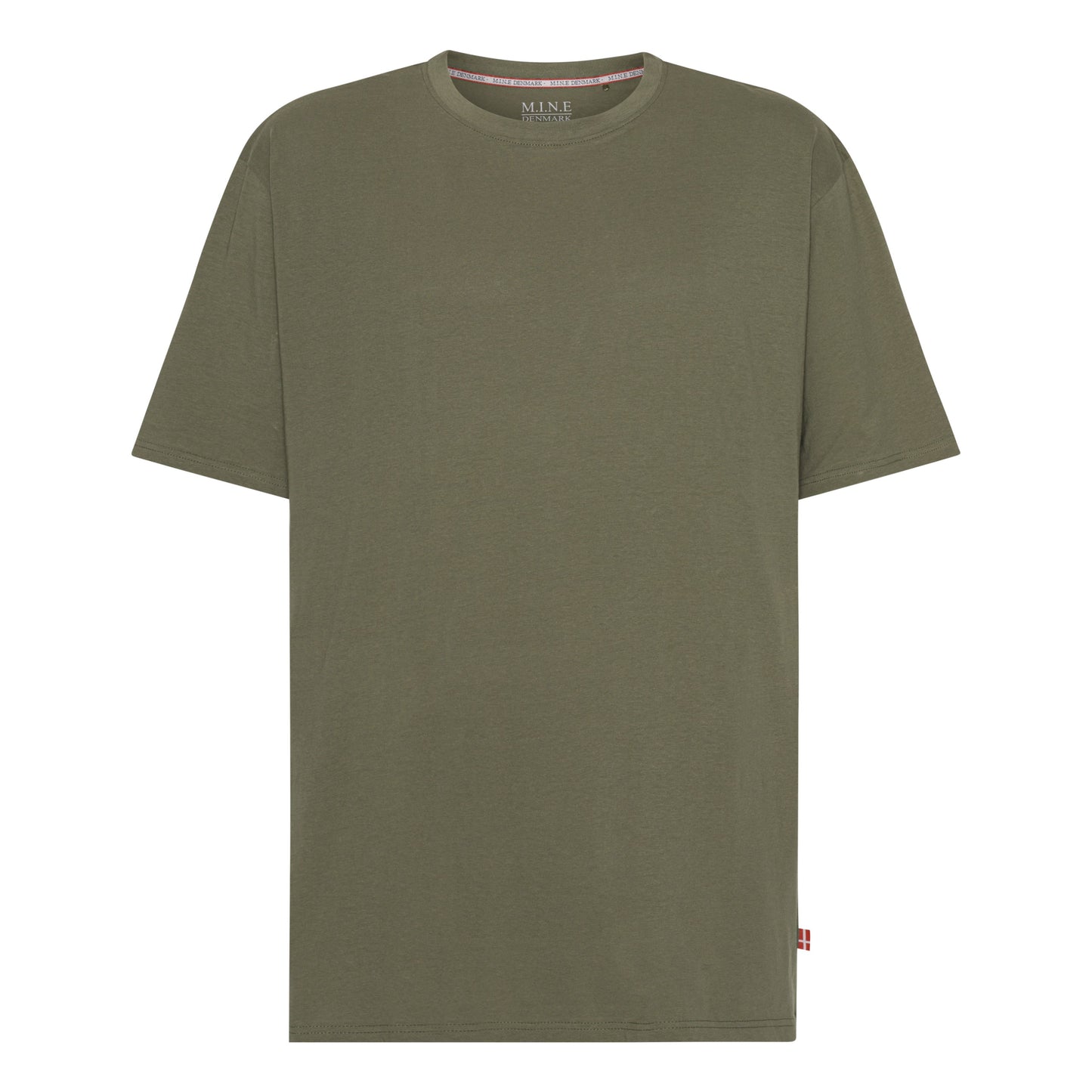 Plus size T-shirt til mænd i bomuld – Str. XL til 8XL - Army