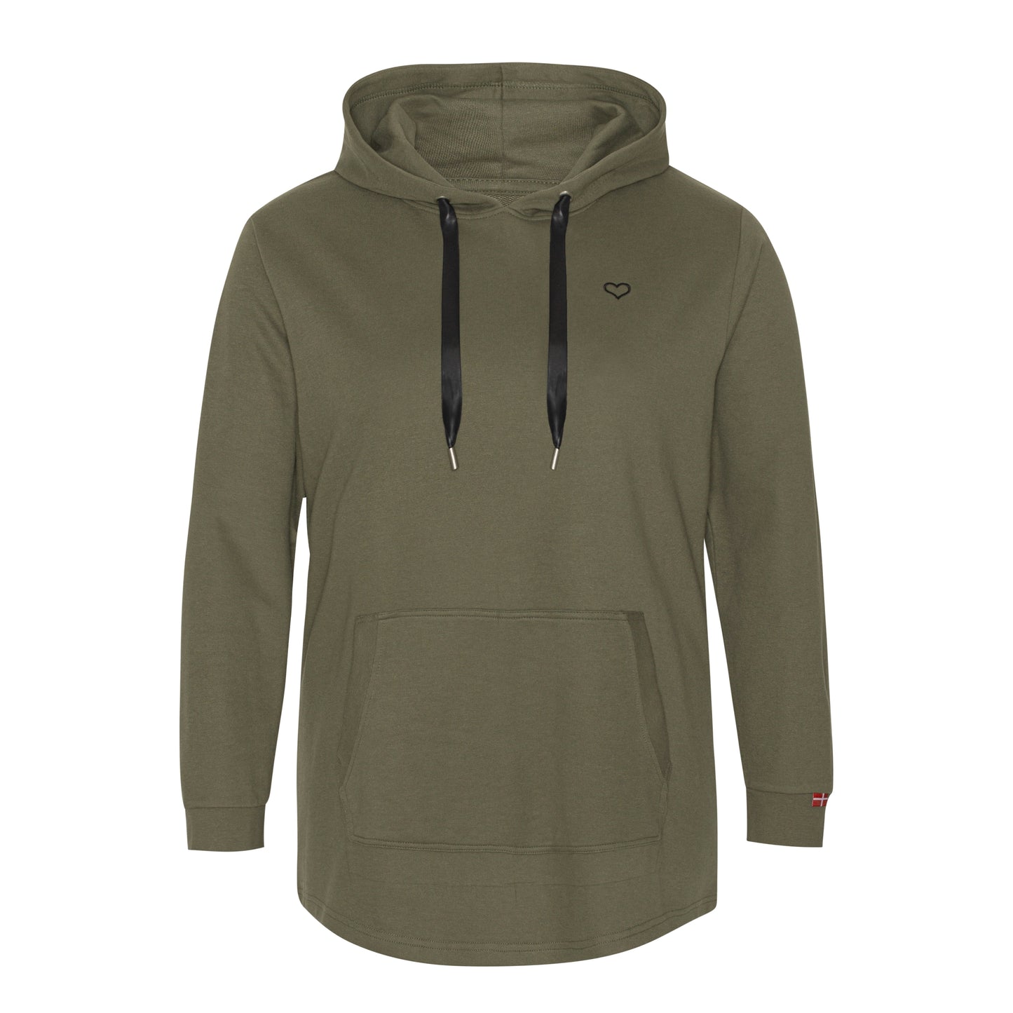 Plus size hoodie - Army – Dame Str. 42-60