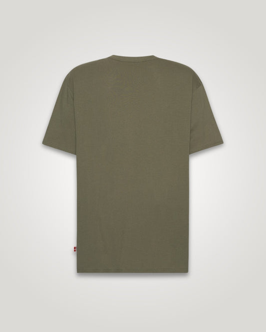 Plus size T-shirt til mænd i bomuld – Str. XL til 8XL - Army