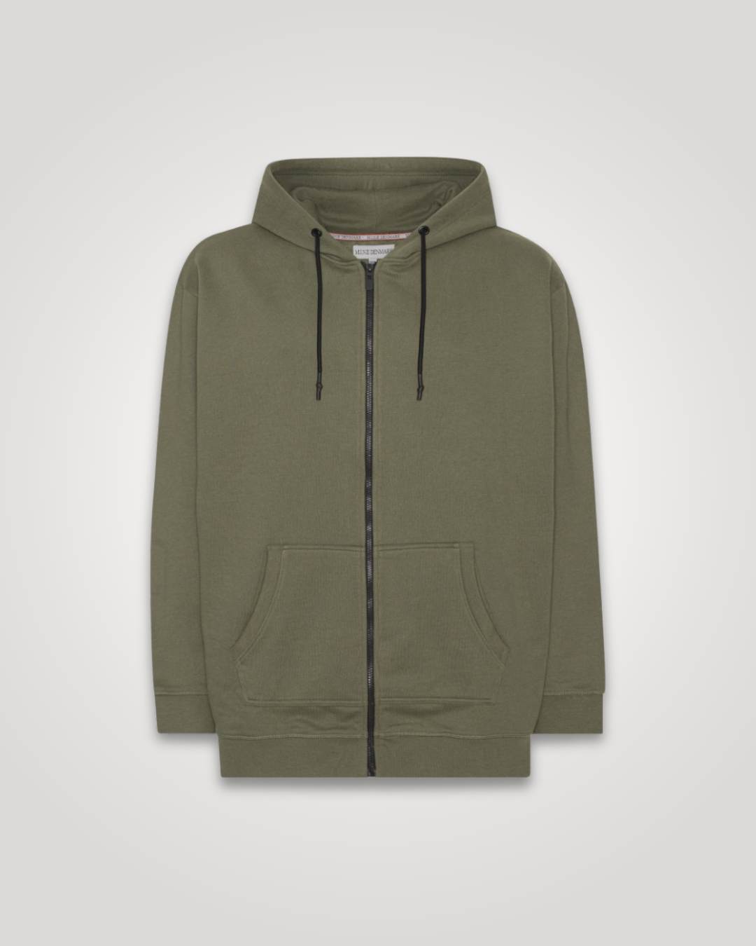 zip hoodie til mænd army