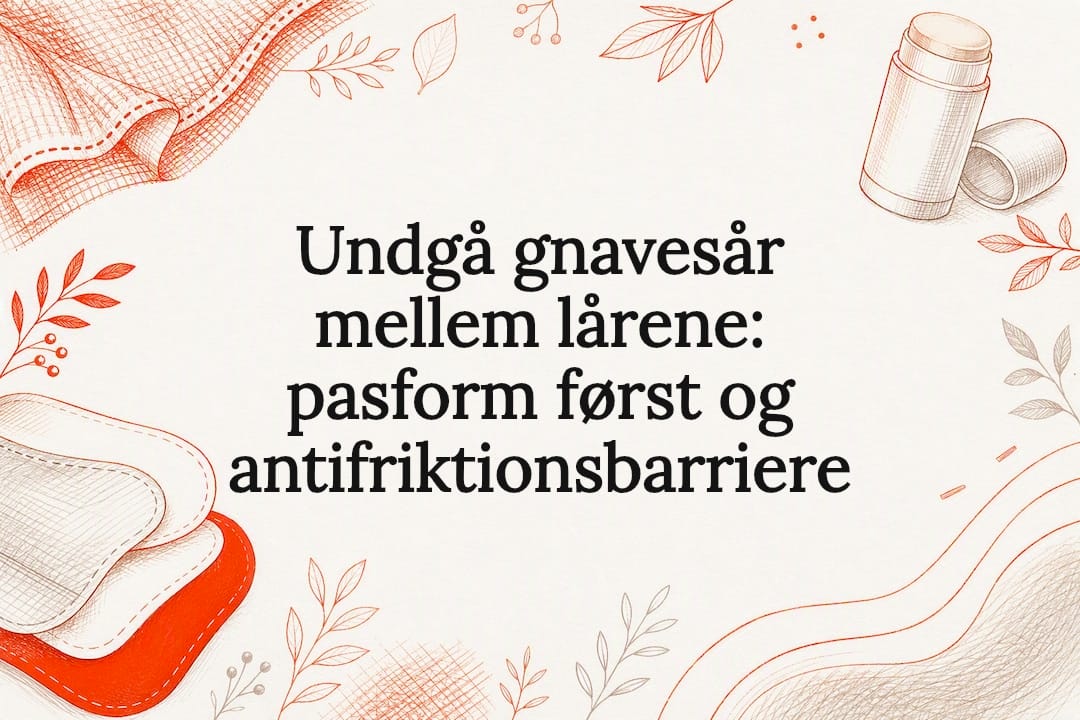 Titelkort med stof og hudvenlig beskyttelse