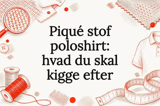 Skitseret piqué-tekstilkort