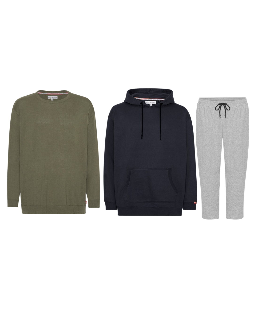 Herre strik og sweat | 3 stk. kun 600,-