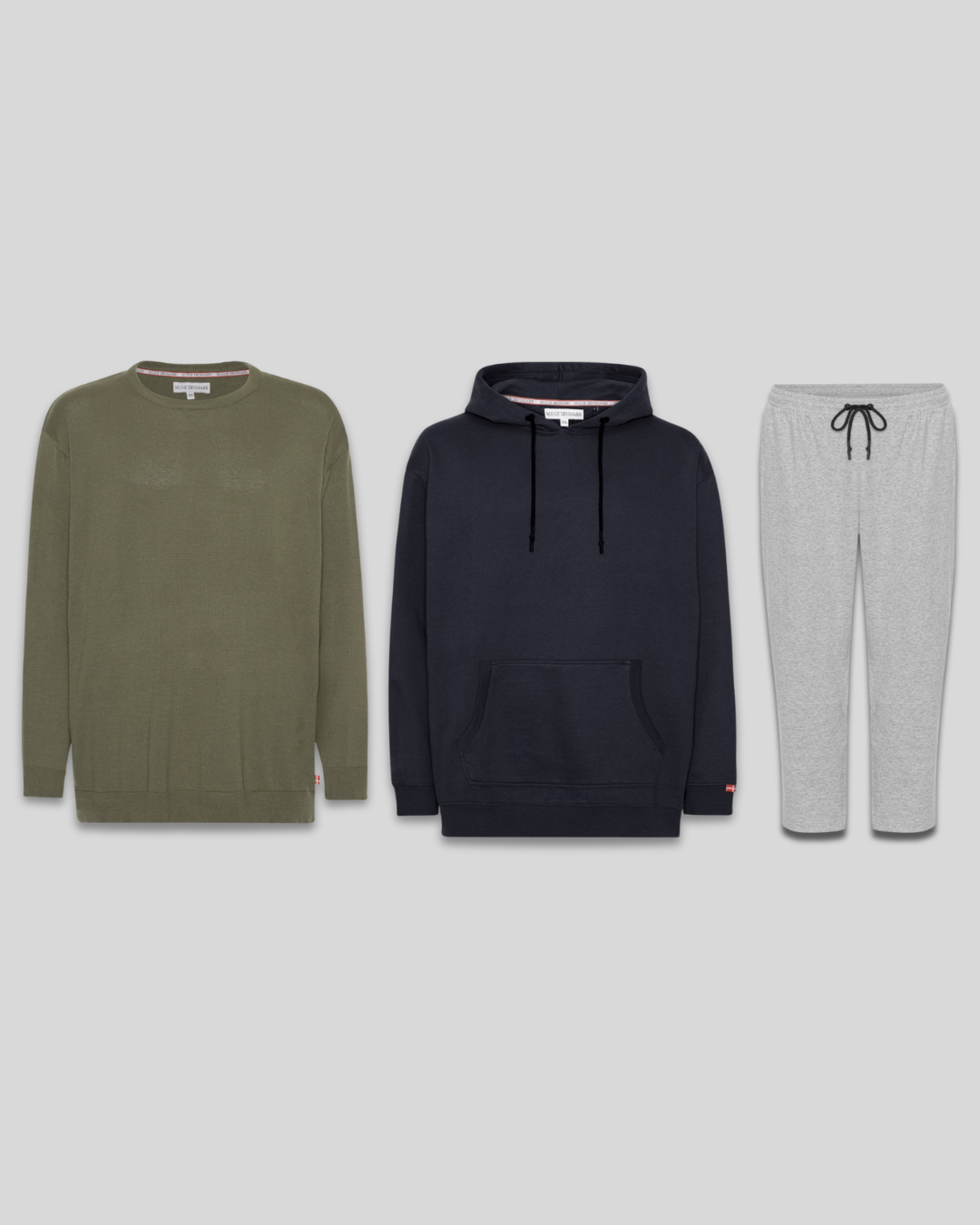 Plus Size Strik og Sweat til Mænd XL-8XL | 3 stk. 600,-