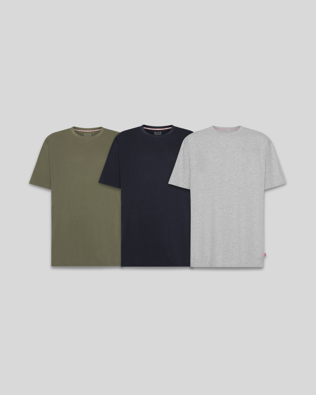 Plus Size T-shirts Mænd i XL–8XL | 3 stk. 200,-