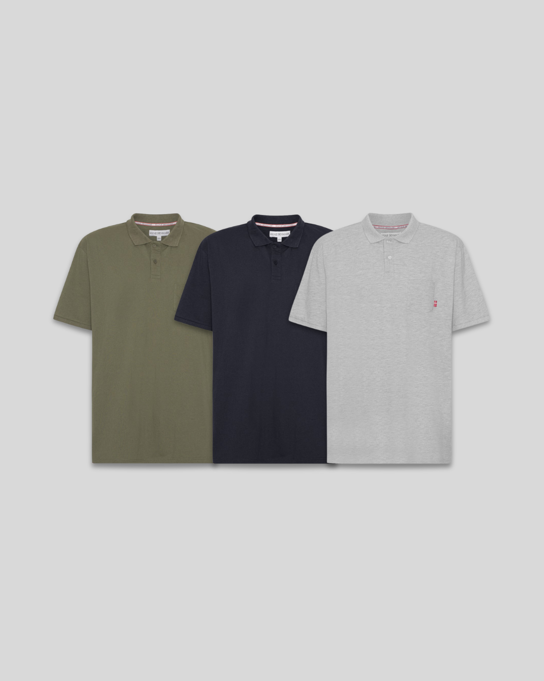 Plus Size Polo til Mænd i Str. XL–8XL | 3 stk. 250,-