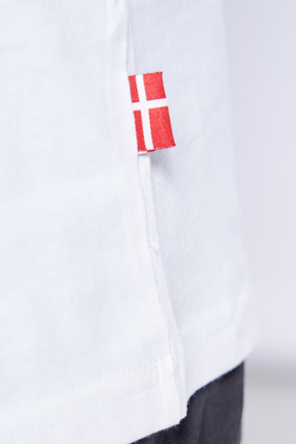 Plus size T-shirt til mænd i bomuld – Str. XL til 8XL - White