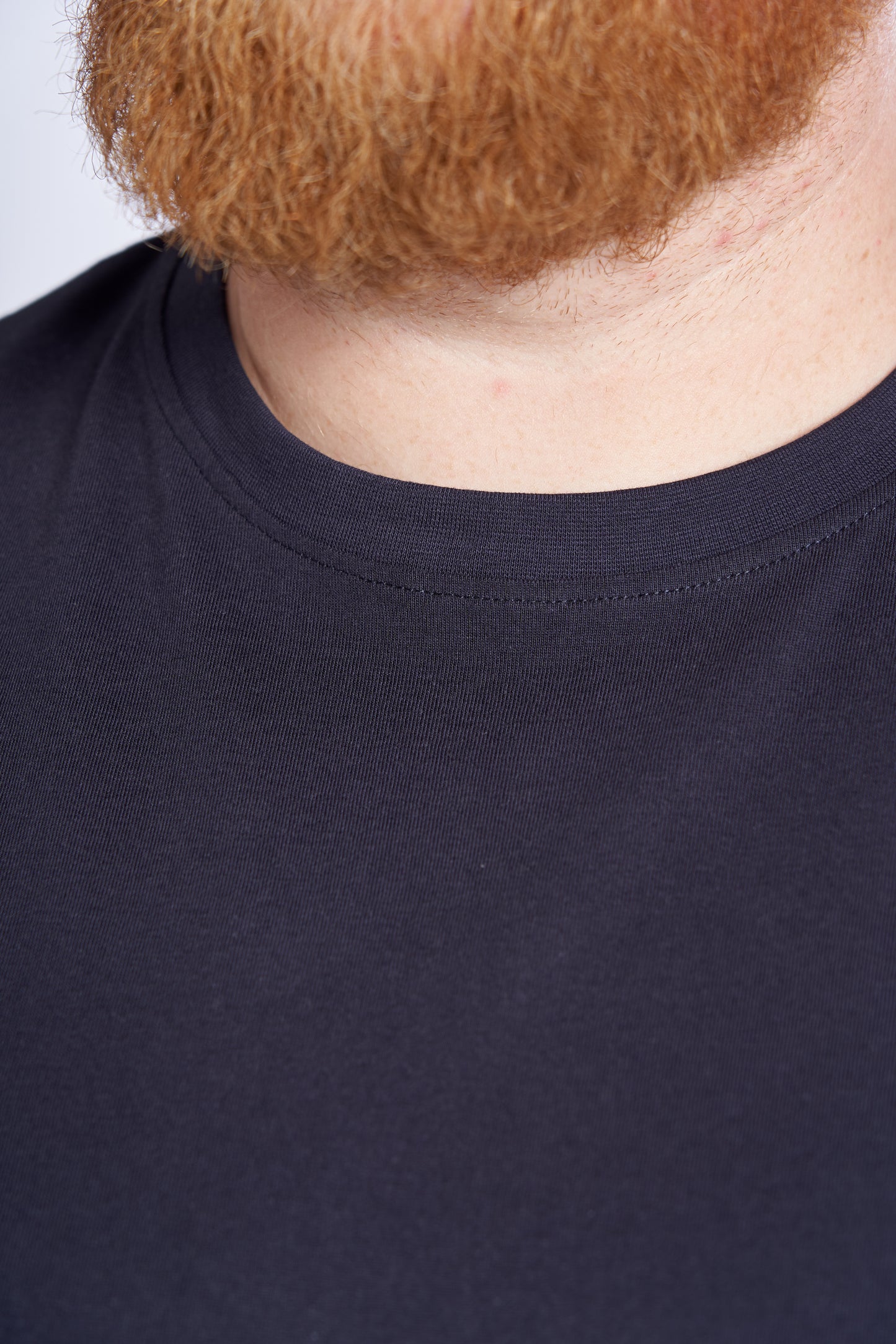 Plus size T-shirt til mænd i bomuld – Str. XL til 8XL - Navy