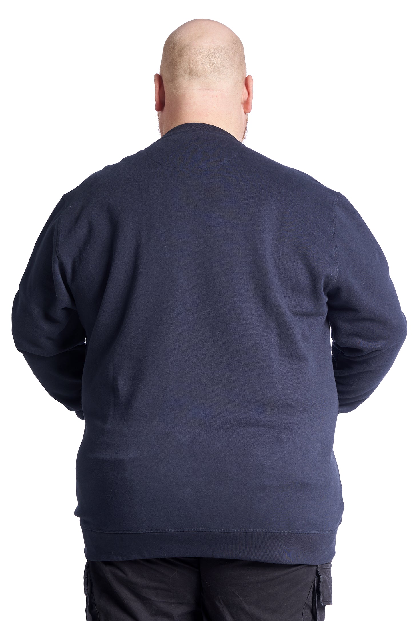 Plus size Sweatshirt til mænd – Str. XL til 8XL - Navy