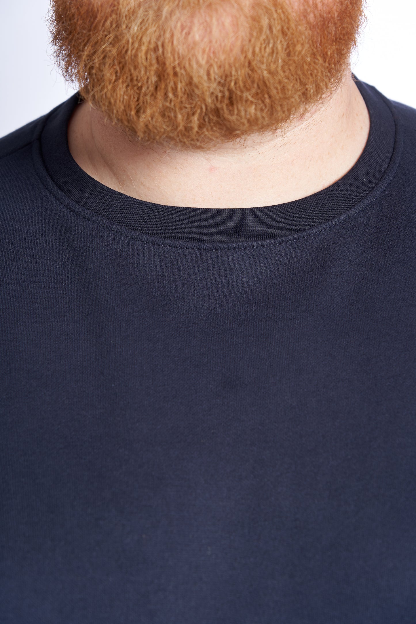 Plus size Sweatshirt til mænd – Str. XL til 8XL - Navy