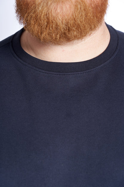 Plus size Sweatshirt til mænd – Str. XL til 8XL - Navy