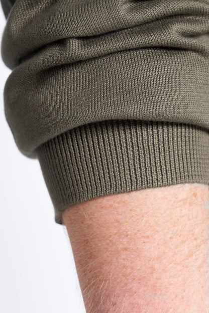 Plus Size Men's Sweater – Size XL to 8XL - Army 
