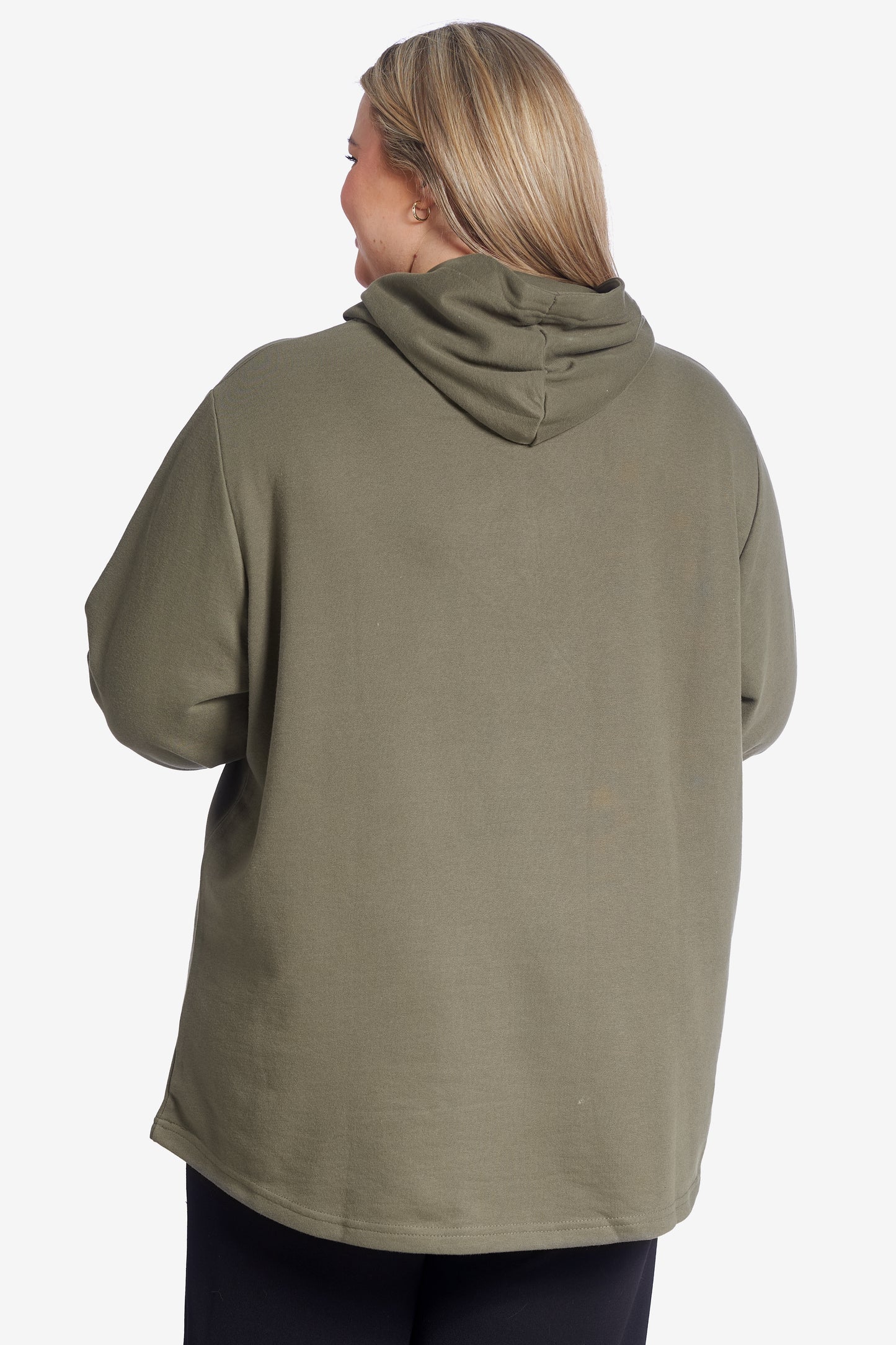 Plus size hoodie - Army – Dame Str. 42-60