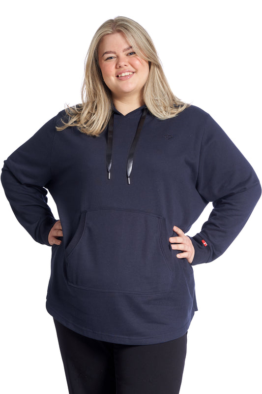 Plus size hoodie - Navy – Dame Str. 42-60