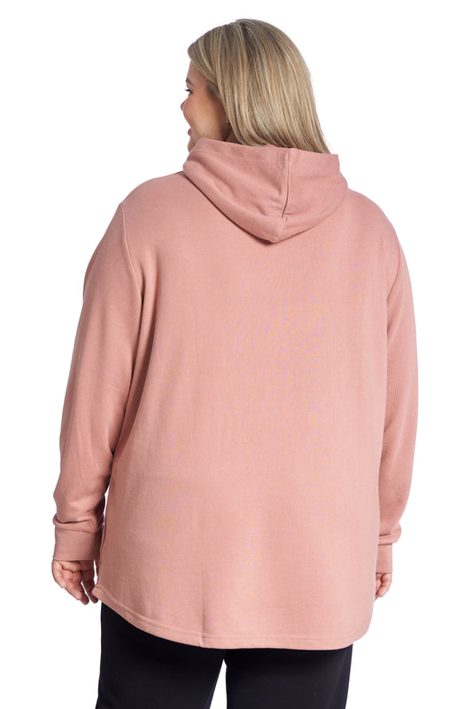 Plus size hoodie - Ash Rose– Dame Str. 42-60