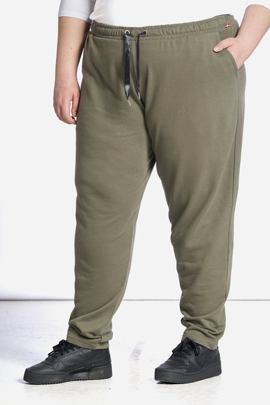 Plus size sweatpants dame – Str. 42-60 Army