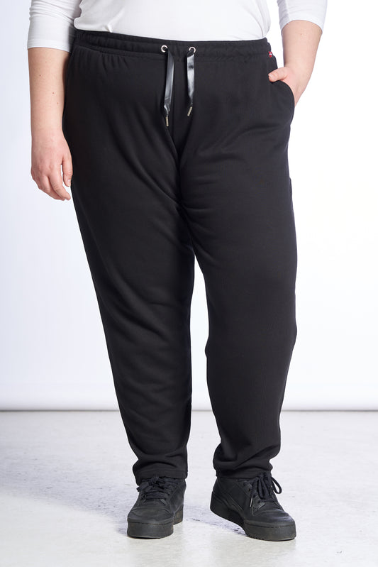 Plus size sweatpants dame – Str. 42-60 Black