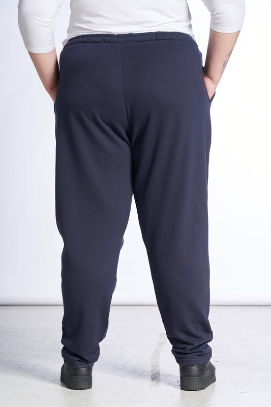 Plus size sweatpants dame – Str. 42-60 Navy