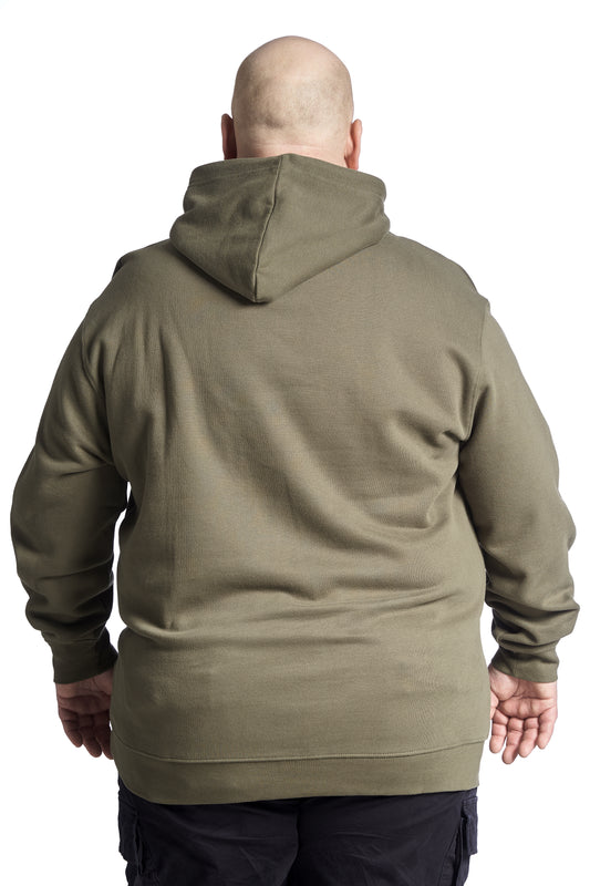 Plus Size Hoodie til mænd– Str. XL til 8XL - Army