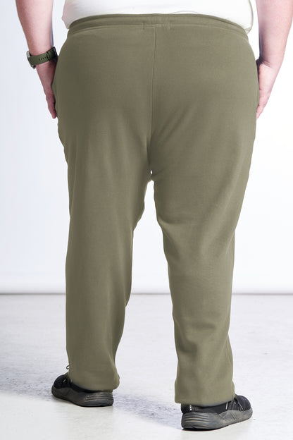 Plus size sweatpants for men – Size XL to 8XL - Army 