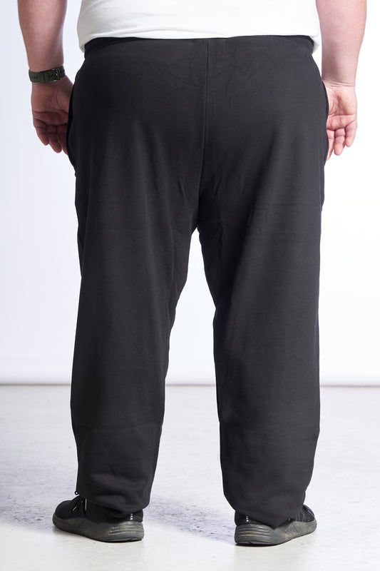 Plus size sweatpants til mænd – Str. XL til 8XL- Black