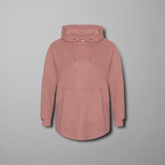 Plus size dame hoodie i bomuld/polyester (XL-8XL) – blød og rummelig til store kvinder