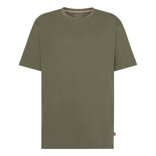 Plus size T-shirt til mænd i bomuld – Str. XL til 8XL - Army