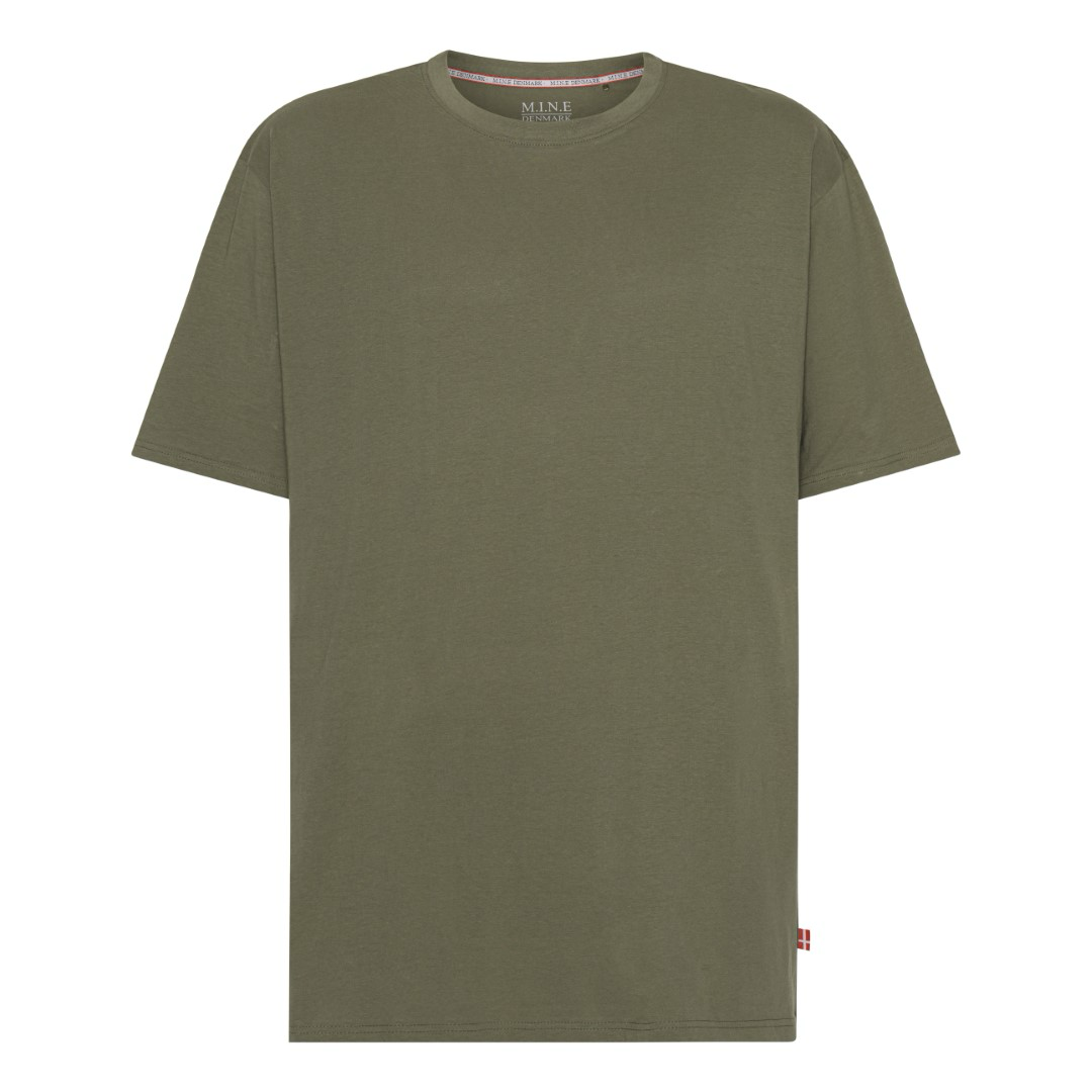 Plus size herre t‑shirt i bomuld (XL-8XL) – klassisk snit og blød kvalitet i store størrelser