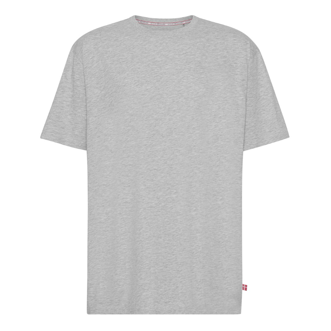 Plus size herre t‑shirt i bomuld (XL-8XL) – klassisk snit og blød kvalitet i store størrelser