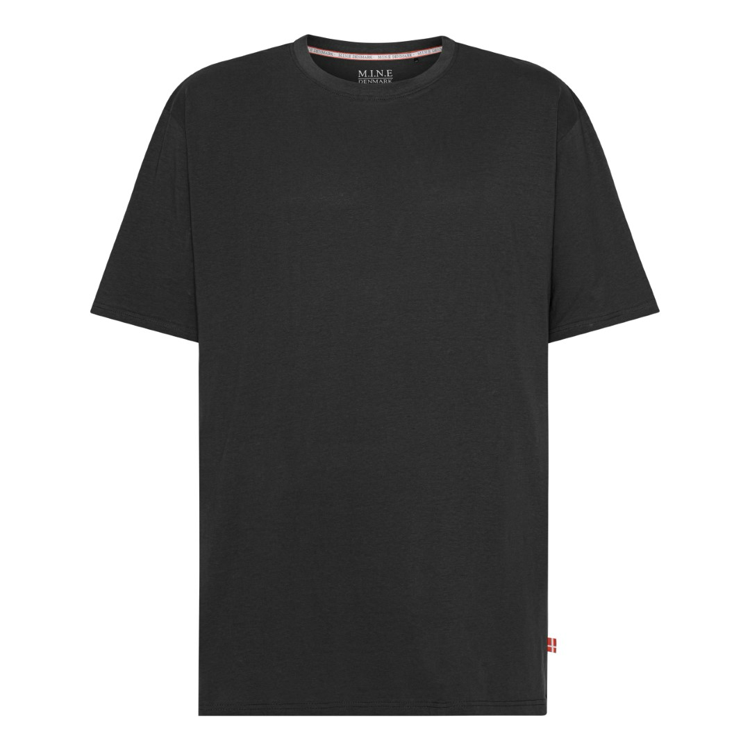 Plus size herre t‑shirt i bomuld (XL-8XL) – klassisk snit og blød kvalitet i store størrelser