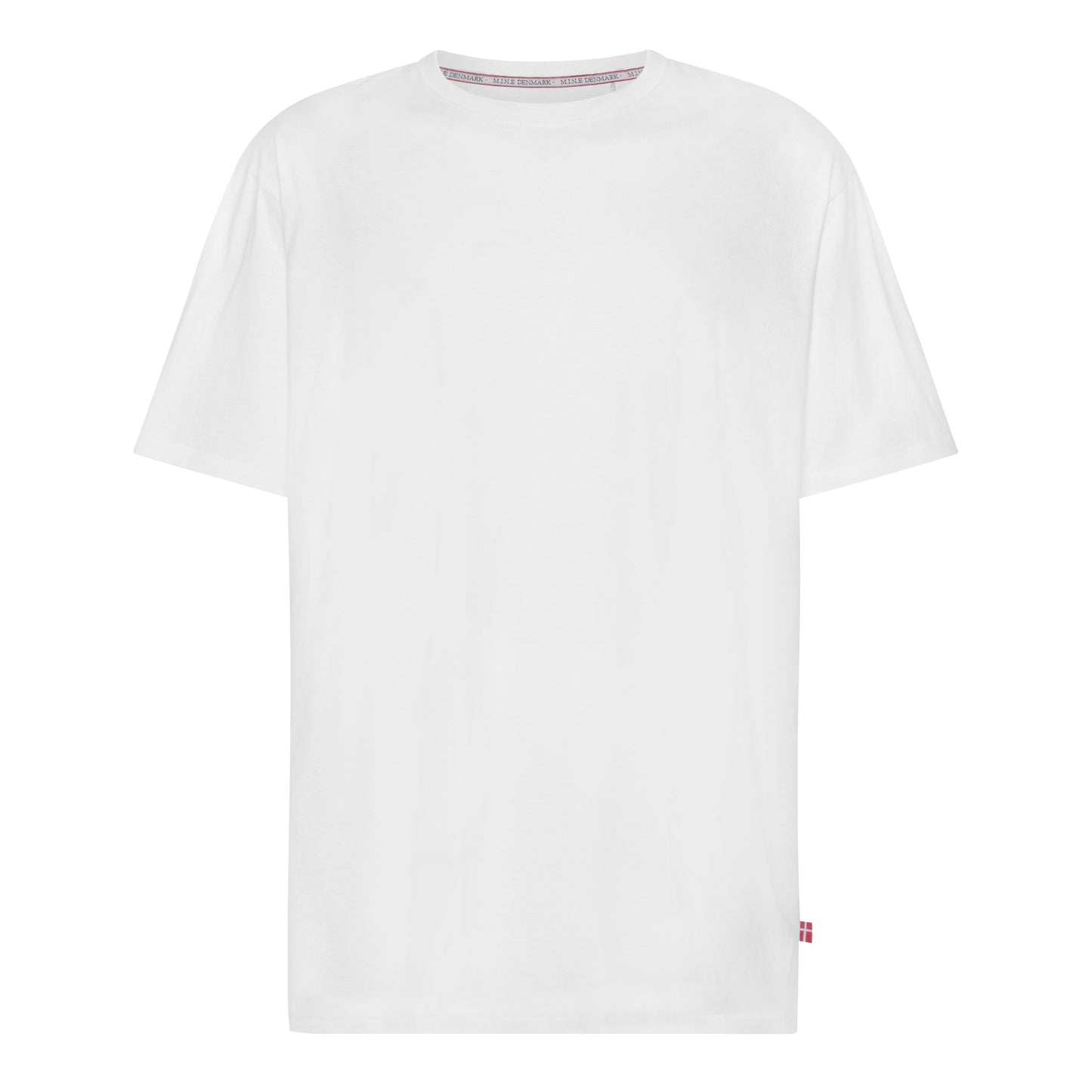 Plus size T-shirt til mænd i bomuld – Str. XL til 8XL - White