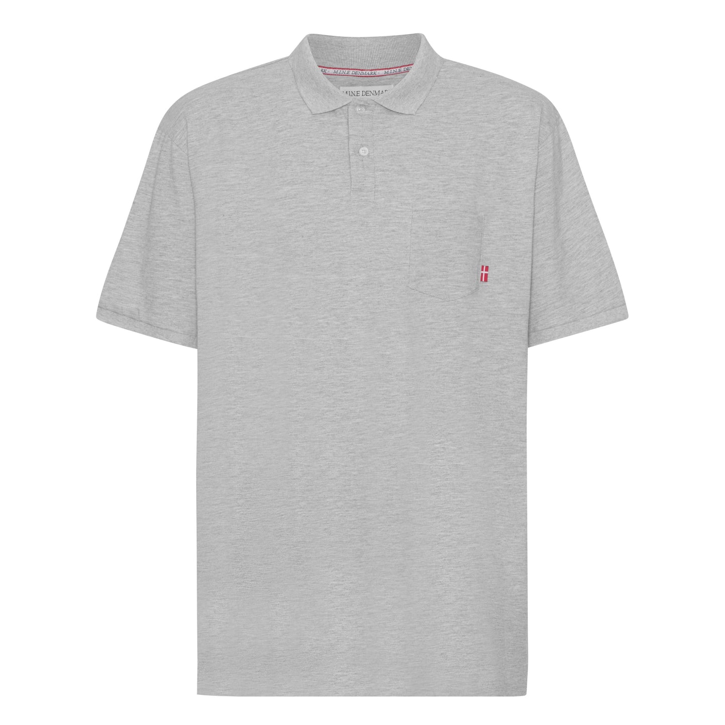 Plus size Polo til mænd – Klassisk design – Str. XL til 8XL - Grey
