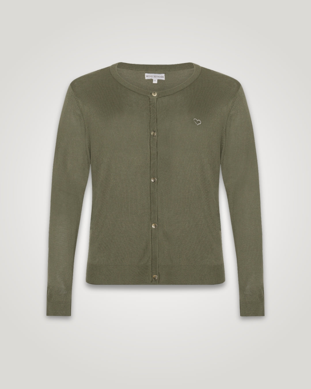Army - Dame Kort Strik Cardigan