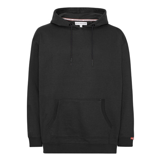 Plus Size Hoodie til mænd– Str. XL til 8XL - Black