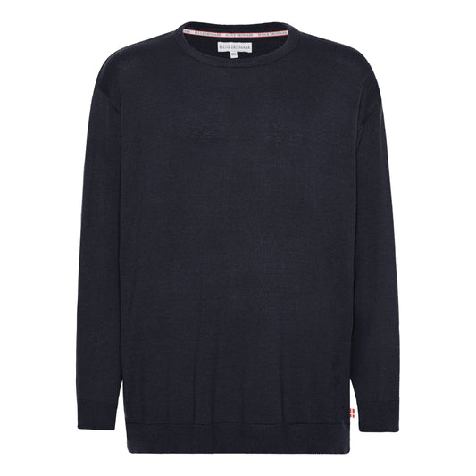 Plus Size Striktrøje til mænd – Str. XL til 8XL - Navy