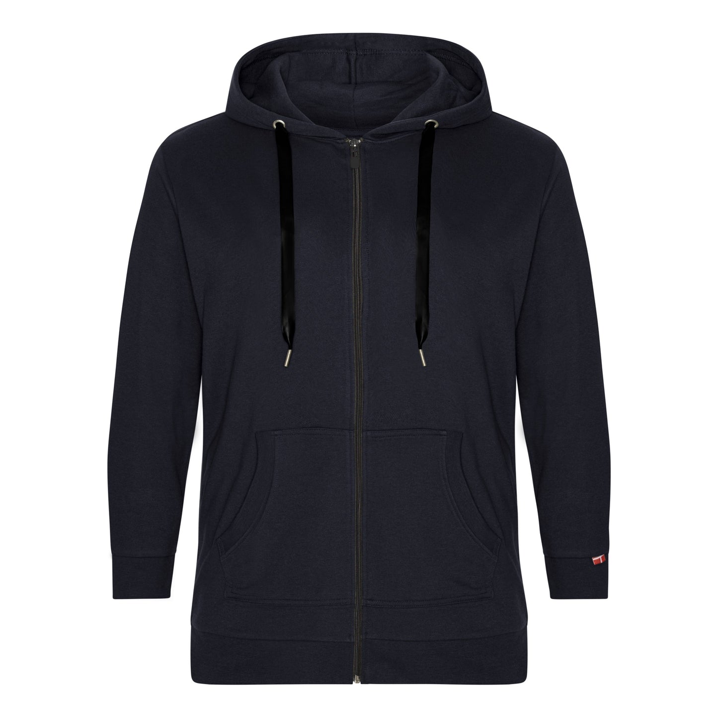 Plus size zip hoodie navy – Dame Str. 42-60