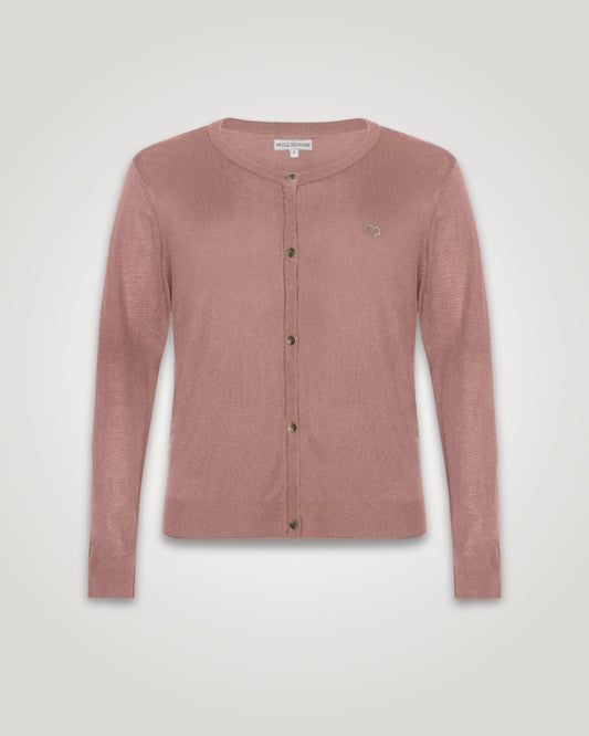 Ash Rose - Dame Kort Strik Cardigan