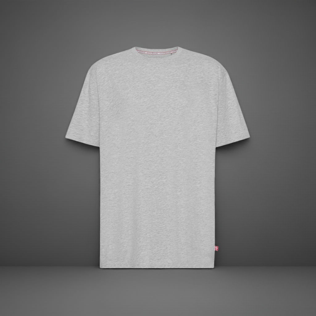 Plus size herre t‑shirt i bomuld (XL-8XL) – klassisk snit og blød kvalitet i store størrelser