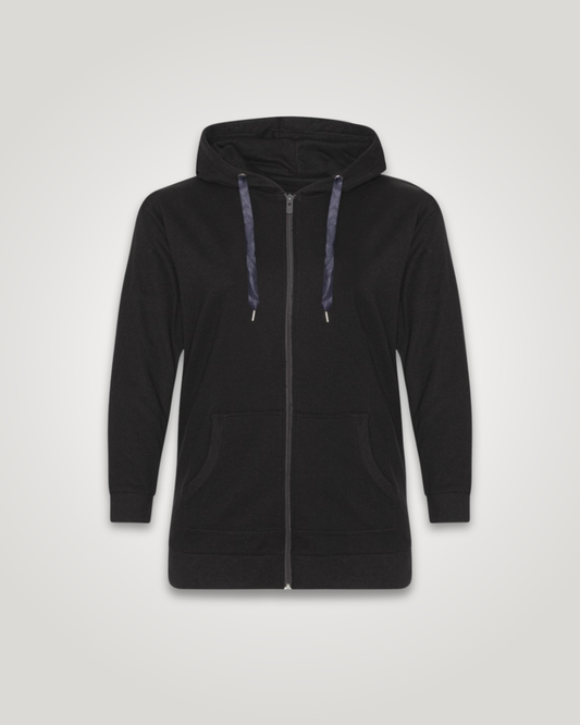 Black - Dame Sweat Zip Hoodie