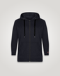 plus size zip hoodie navy
