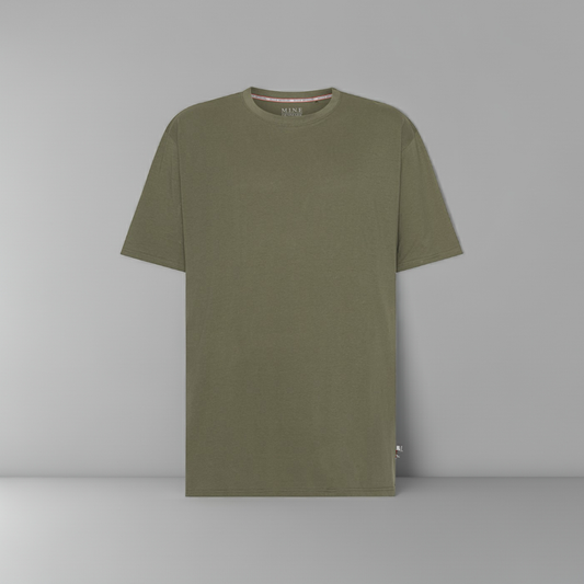 Plus size herre t‑shirt i bomuld (XL-8XL) – klassisk snit og blød kvalitet i store størrelser