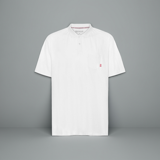 Plus size herre polo i piquébomuld (XL-8XL) – stilren poloshirt med god pasform til store mænd