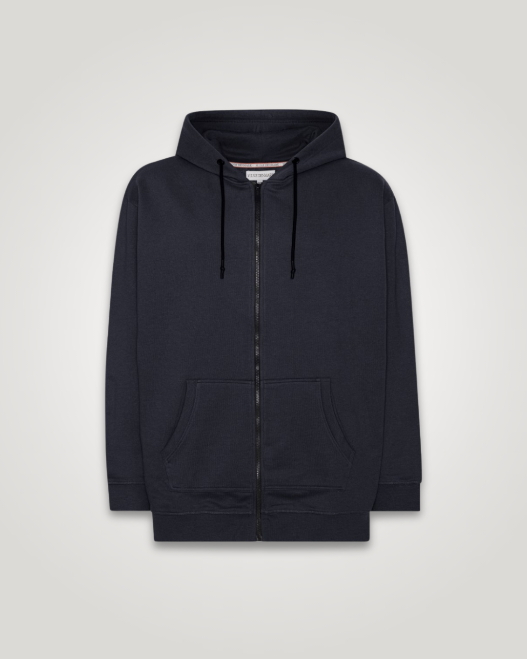 zip hoodie til mænd navy