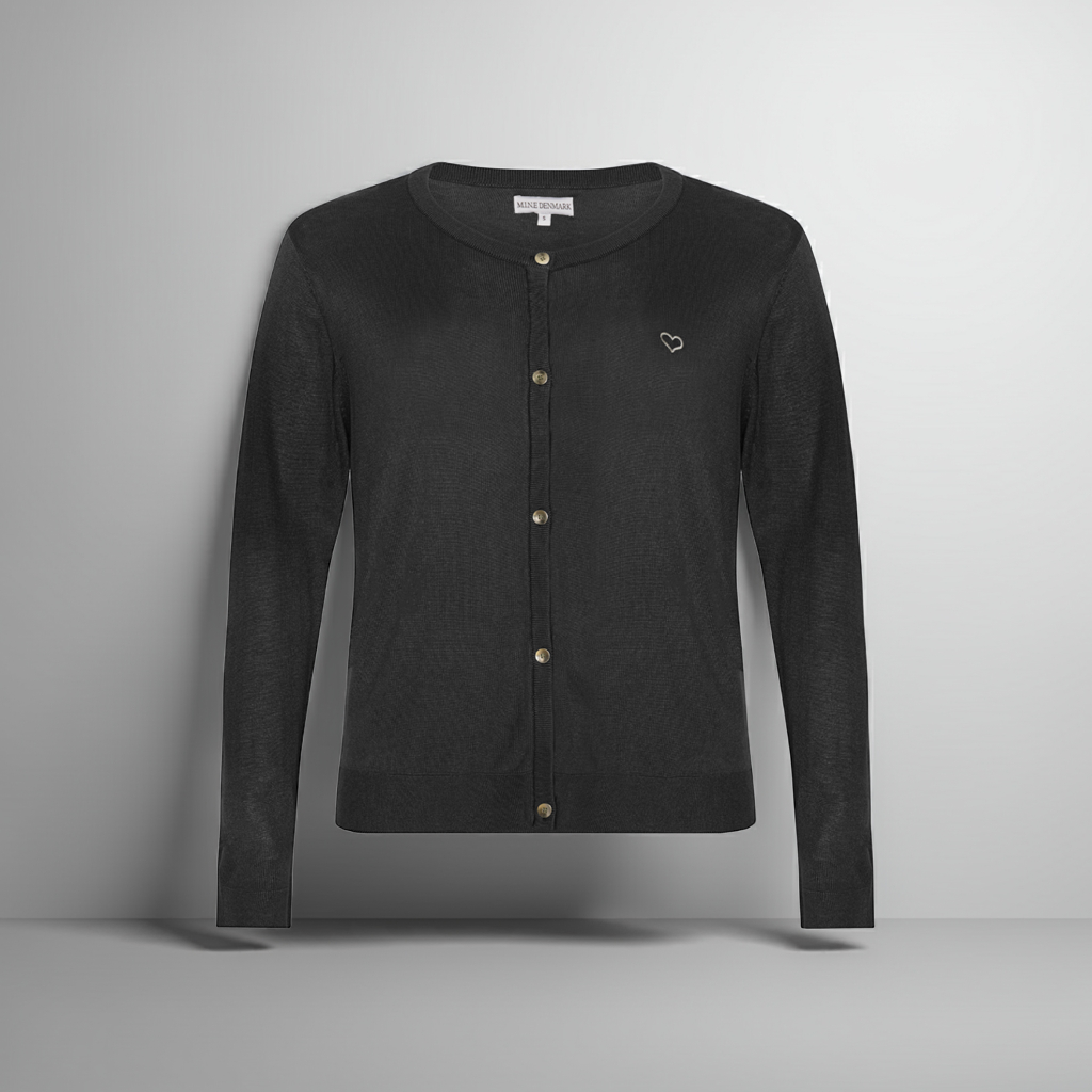 Plus size dame kort strik cardigan (XL-8XL) – let og stilfuld til store kvinder
