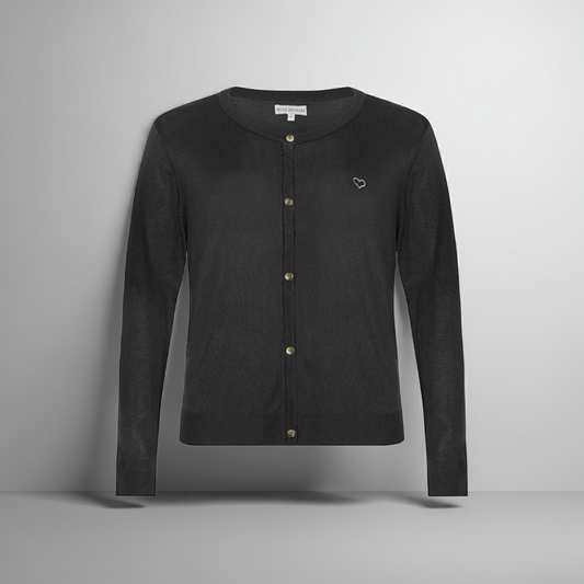 Plus size dame kort strik cardigan (XL-8XL) – let og stilfuld til store kvinder