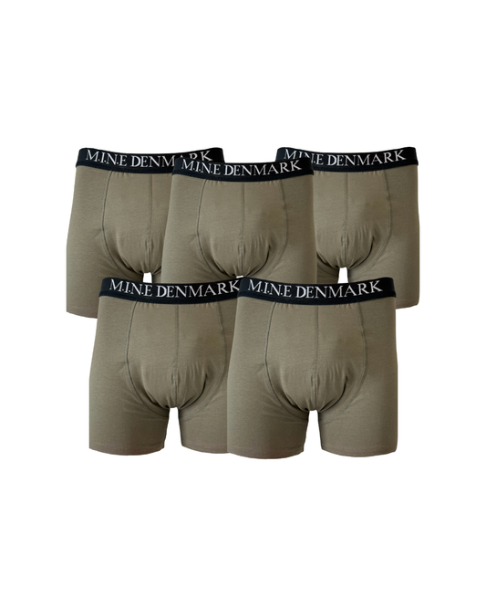 Klassiske Boxershorts Army 5-pak Plus Size – Str. XL til 8XL