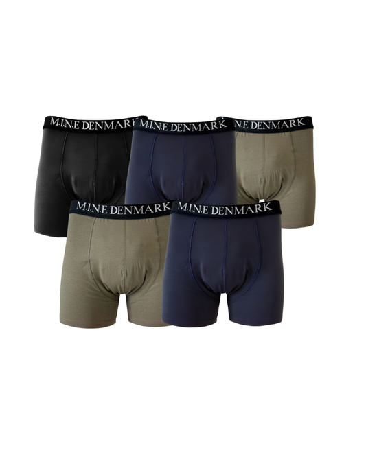 Klassiske Boxershorts 5-pak Plus Size – Str. XL til 8XL