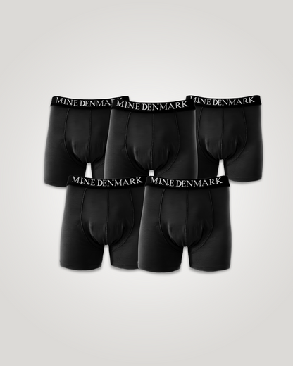 Klassiske Boxershorts Sorte 5-pak